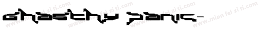 Ghasthy Panic字体转换